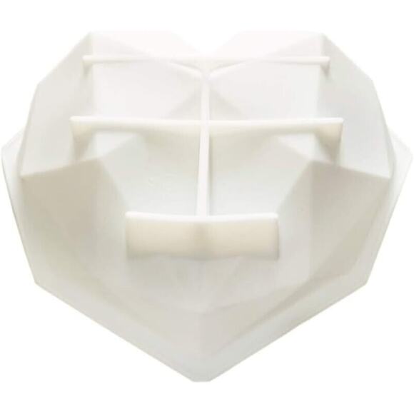 3D Heart-shaped Silicone Mold Fondant Cake Mold Chocolate Baking Tools DIY - Picture 2 of 12